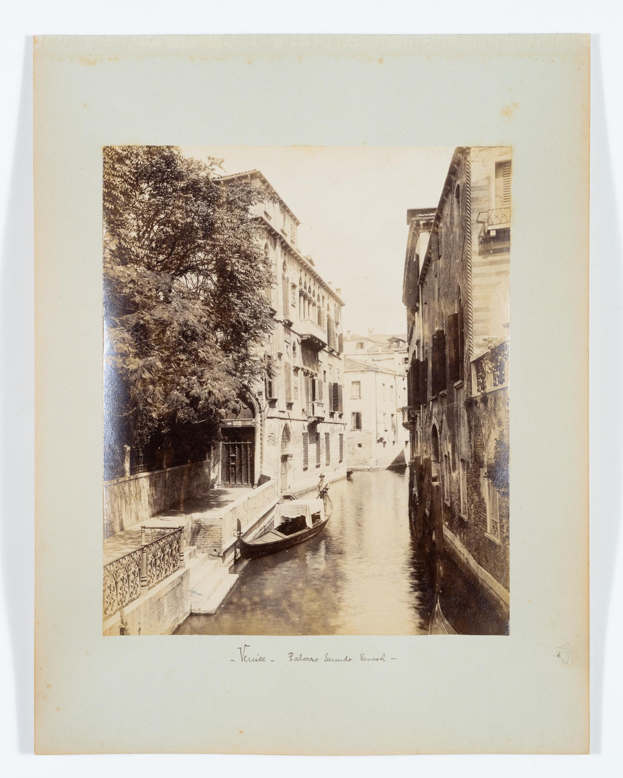 Canal in front of Palazzo, Venice For Sale 1