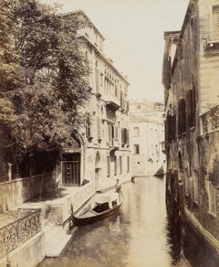 Kanal vor dem Palazzo, Venedig