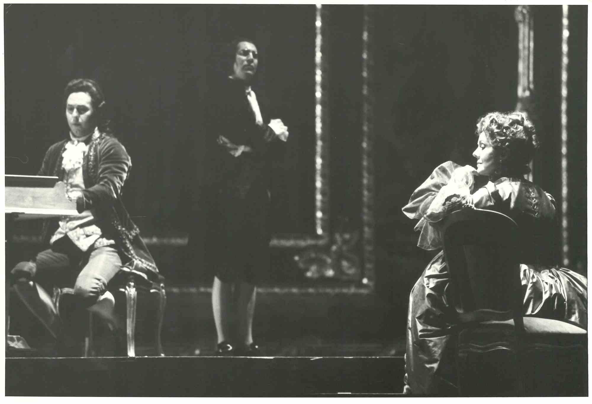Unknown Figurative Photograph – Capriccio von Strauss - Vintage Foto - 1986