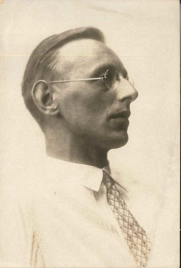 Unknown Portrait Photograph - Carl Orff - Original Vintage Photograph - 1940s