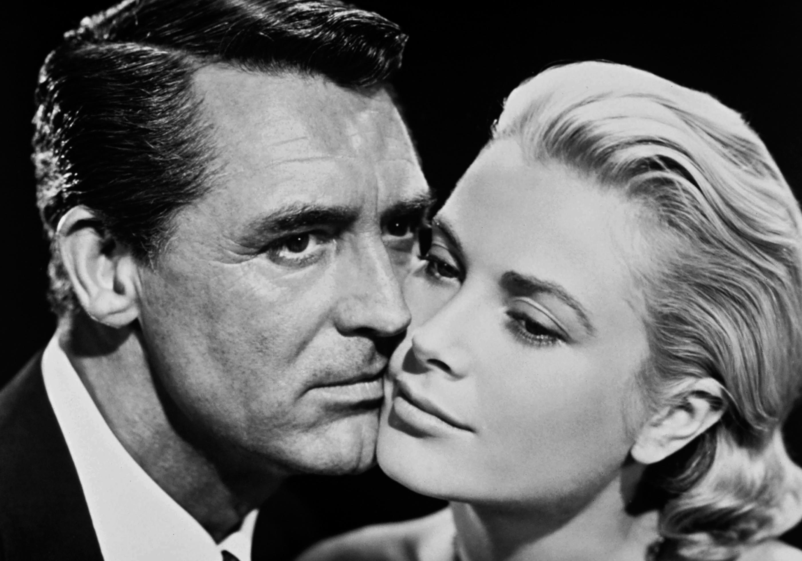 Unknown Black and White Photograph - Cary Grant and Grace Kelly in To Catch a Thief