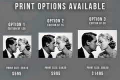 Cary Grant and Grace Kelly "To Catch a Thief" Globe Photos Fine Art Print