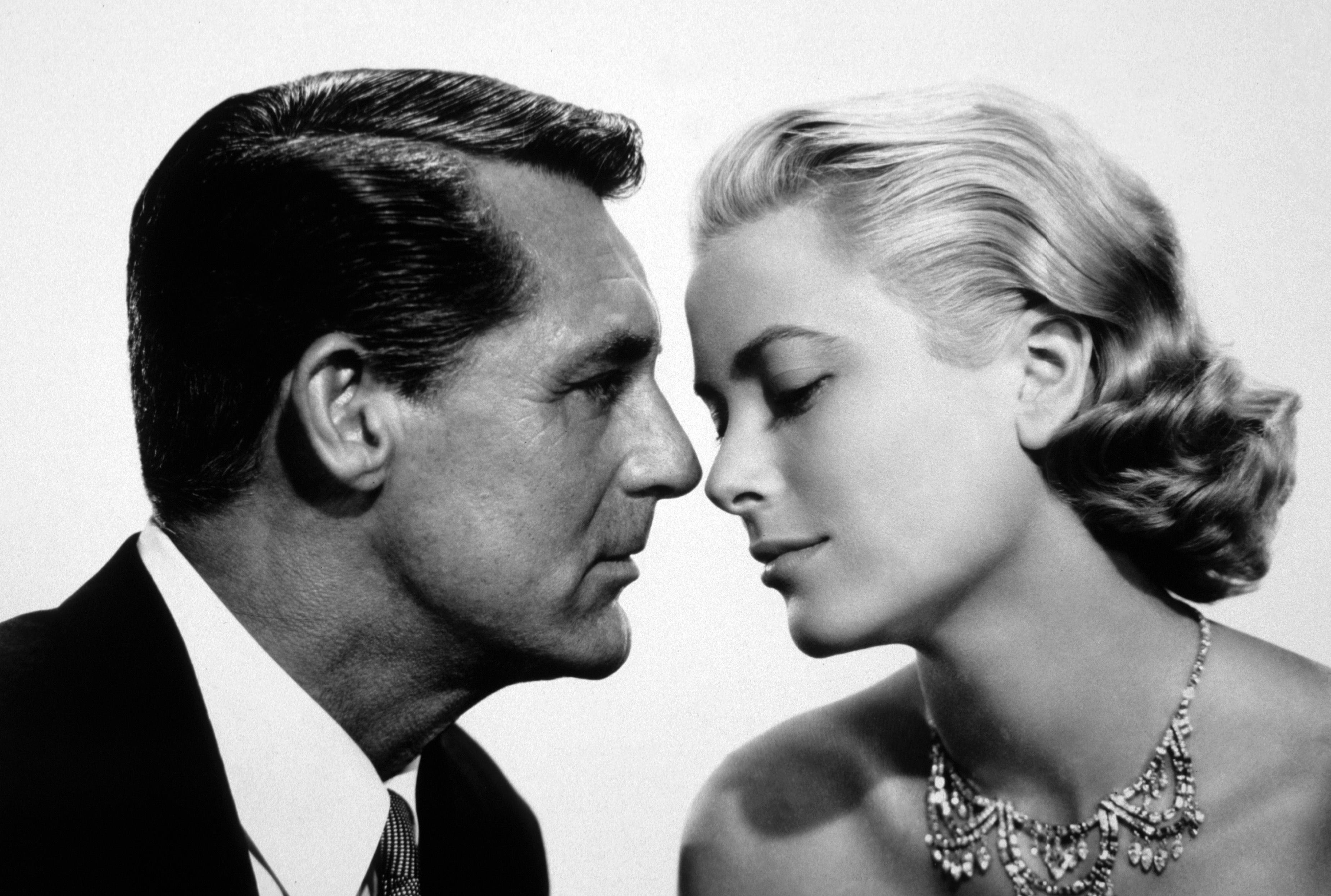 Unknown Portrait Photograph - Cary Grant and Grace Kelly "To Catch a Thief" Globe Photos Fine Art Print