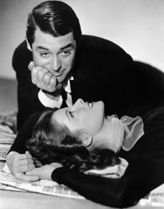 Cary Grant and Katharine Hepburn "Holiday" Globe Photos Fine Art Print