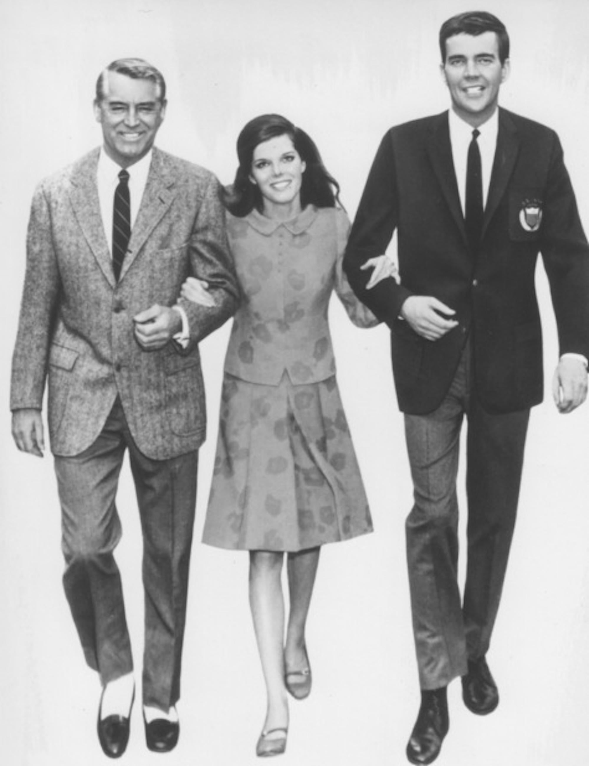 Portrait Photograph di Unknown - Cary Grant - Samantha Eggar - Jim Hutton - Foto d'epoca - Anni '70