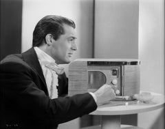 Cary Grant Tuning Radio Fine Art Print