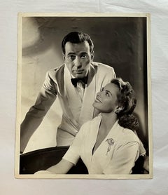 Casablanca - Ingrid Bergman and Humphrey Bogart Original 1942 Print