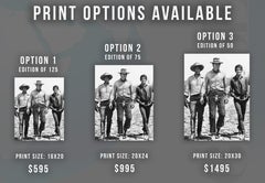 Cast of "Rawhide" Globe Photos Fine Art Print