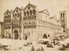 Cathedral in Ferrara – Vintage-Foto – Kathedrale – frühes 20. Jahrhundert