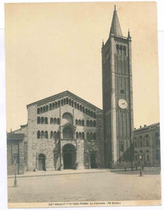 Cathedral of Parma – Vintage-Foto – frühes 20. Jahrhundert