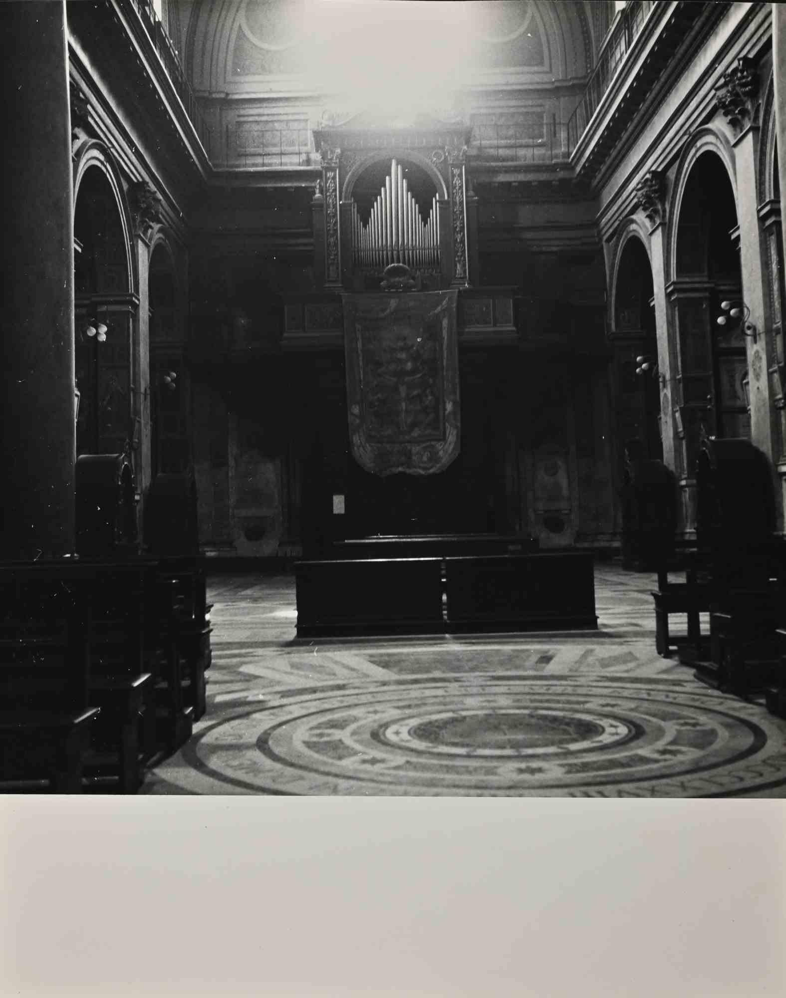 Orgue de cathédrale - Photographie ancienne - Milieu du 20e siècle