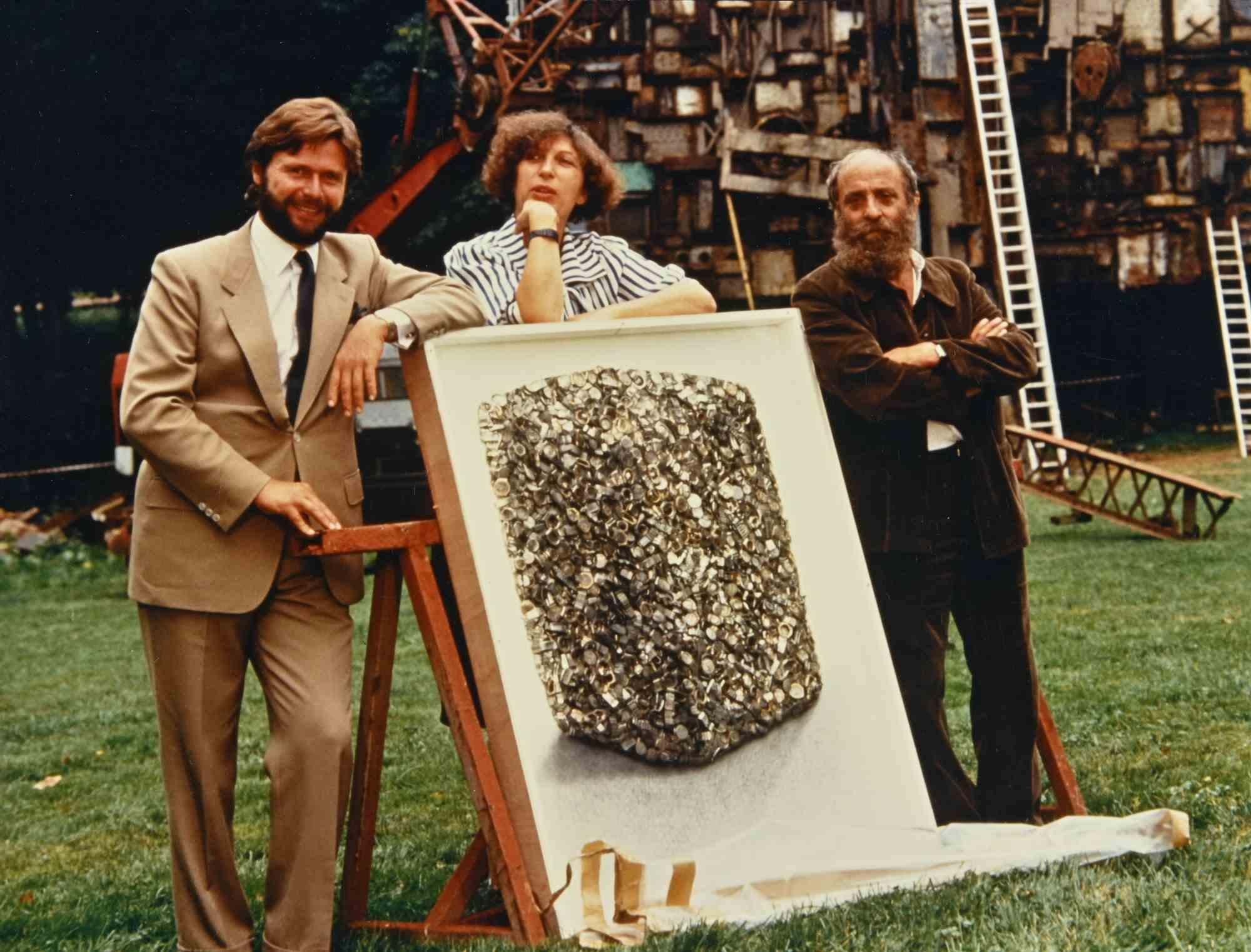 Portrait Photograph di Unknown - Presentazione dell'opera d'arte di César Baldaccini - Fotografia d'epoca - Anni '80