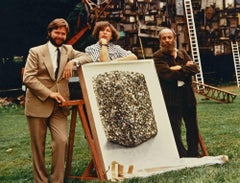 César Baldaccini's Artwork Presentation - Vintage Photograph - 1980s