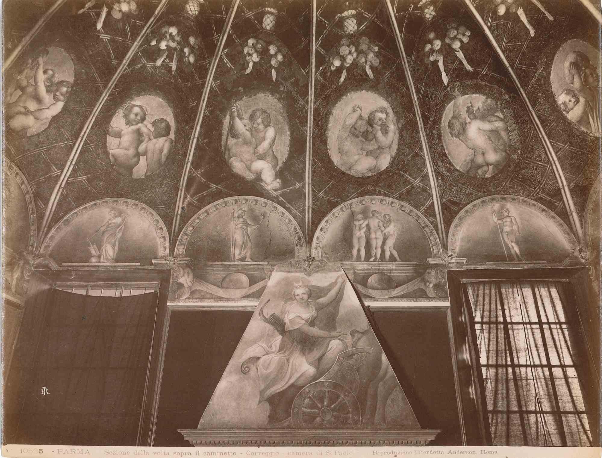 Unknown Figurative Photograph - Chamber of St. Paul, Parma - Vintage Photo - Early 20th century