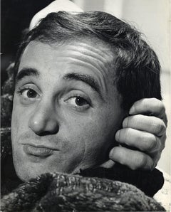 Charles Aznavour by Pietro Pascuttini - Vintage Photo - 1960s