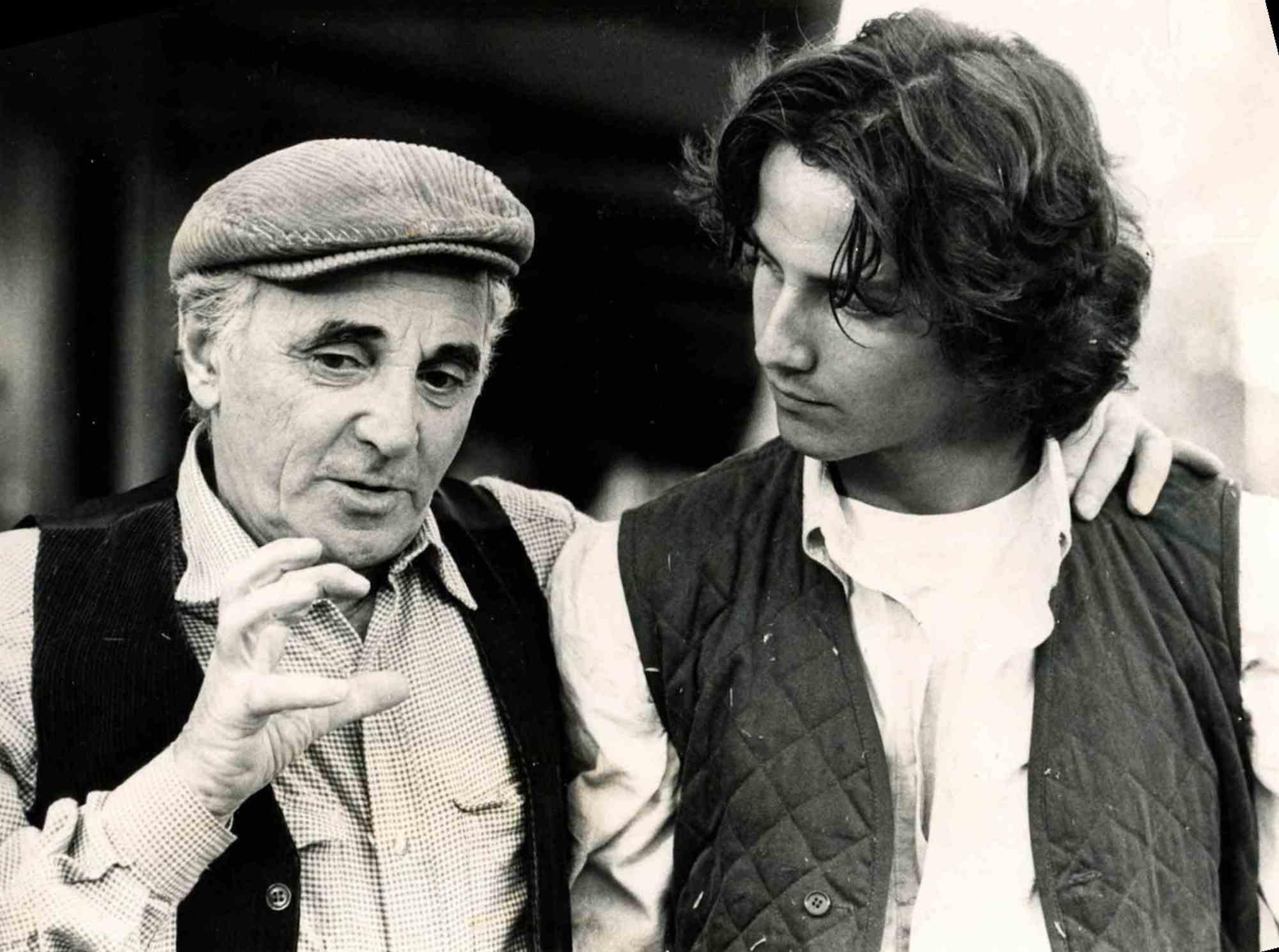Unknown Portrait Photograph - Charles Aznavour - Photo- 1980s
