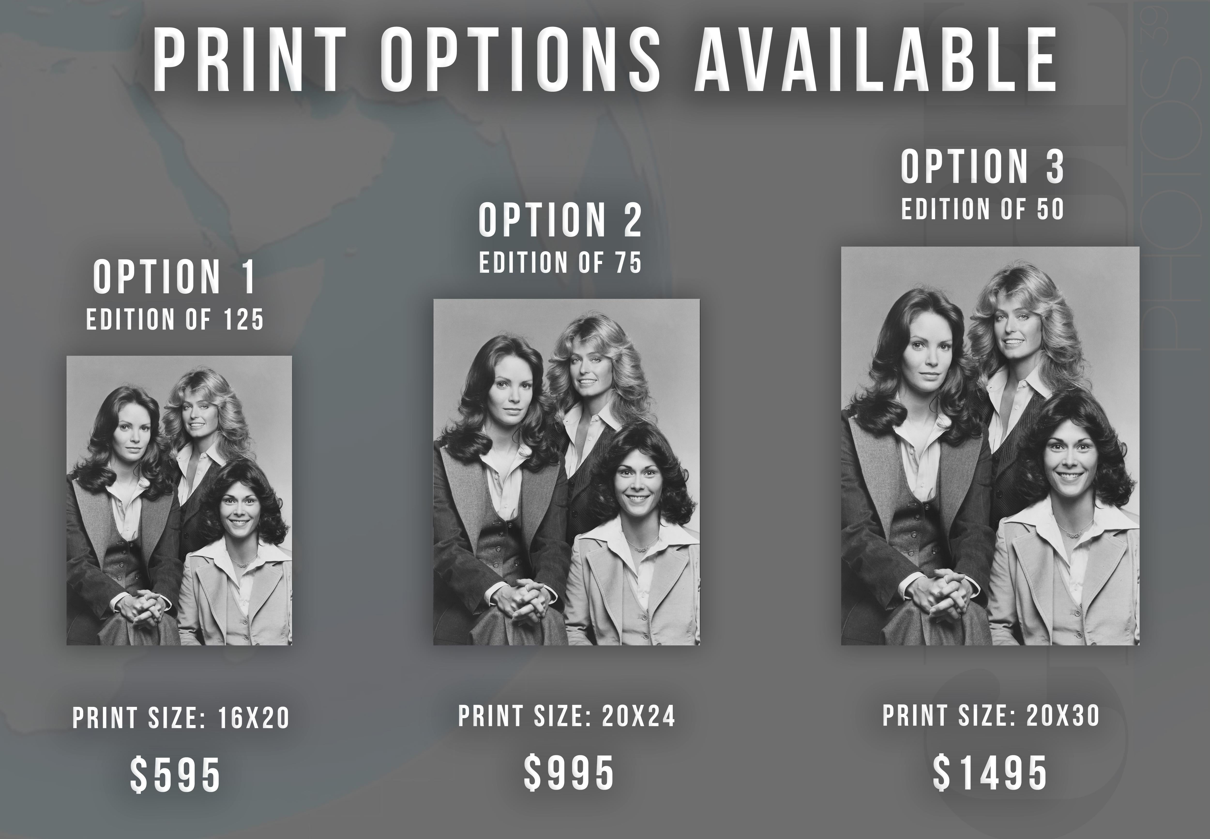 Charlie's Angels Fine Art Print - Photograph by Unknown