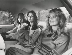 Vintage Charlie's Angels in the Backseat Fine Art Print