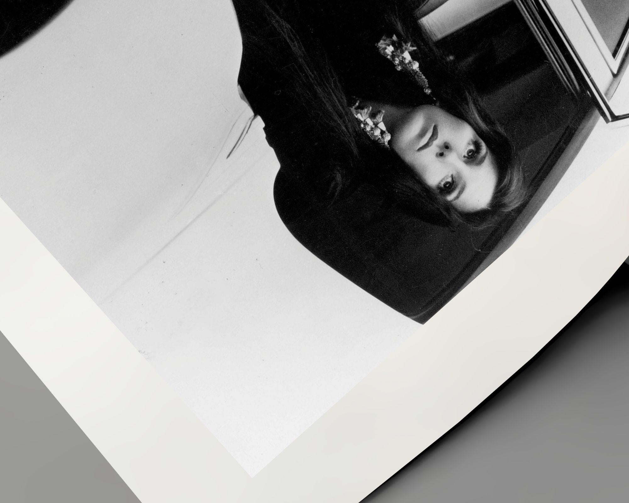 Cher Barefoot in Car - Contemporary Photograph by Unknown