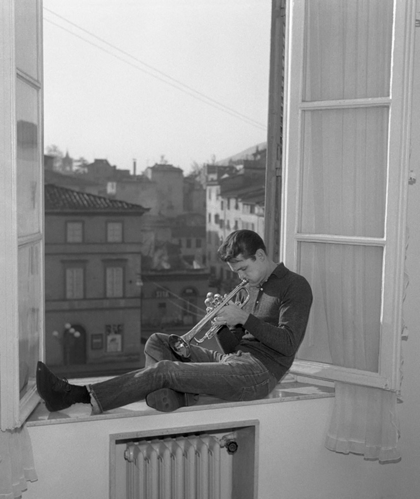 Chet Baker in Lucca - Jazz Trumpet Player Jazz Chet Baker Portrait
