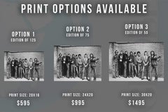 Chicago Group Portrait on Brick Globe Photos Fine Art Print