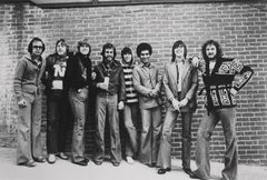 Chicago Group Portrait on Brick Globe Photos Fine Art Print Vintage Chicago Group Portrait on Brick Globe Photos Fine Art Print