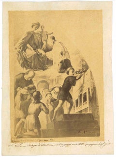 Children and Madonna - Photograph - 1862