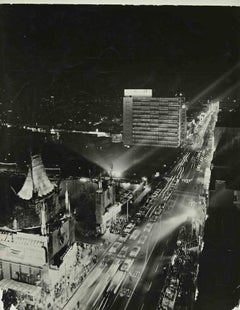 Vintage Chinese City by Night - Photo - mid-20th Century
