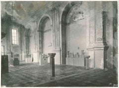 Christian Museum Interior, Brescia – Vintage-Foto – frühes 20. Jahrhundert