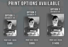 Christopher Reeve as Superman Fine Art Print