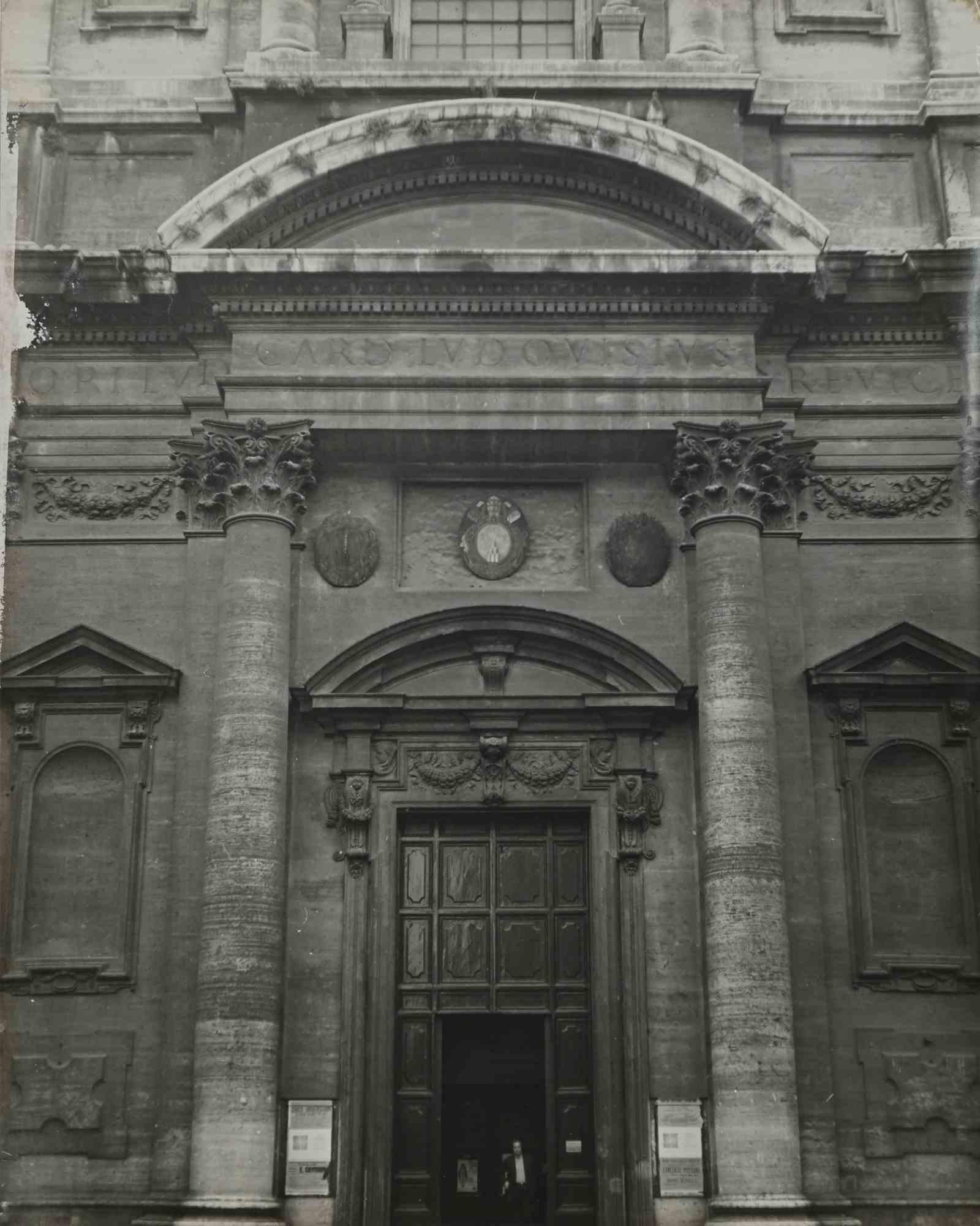 Landscape Photograph de Unknown - Iglesia de S. Ignazio, Roma - Foto de época - Mediados del siglo XX