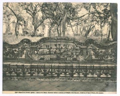 Church of St. Chiara in Neapel –  Vintage-Foto – frühes 20. Jahrhundert