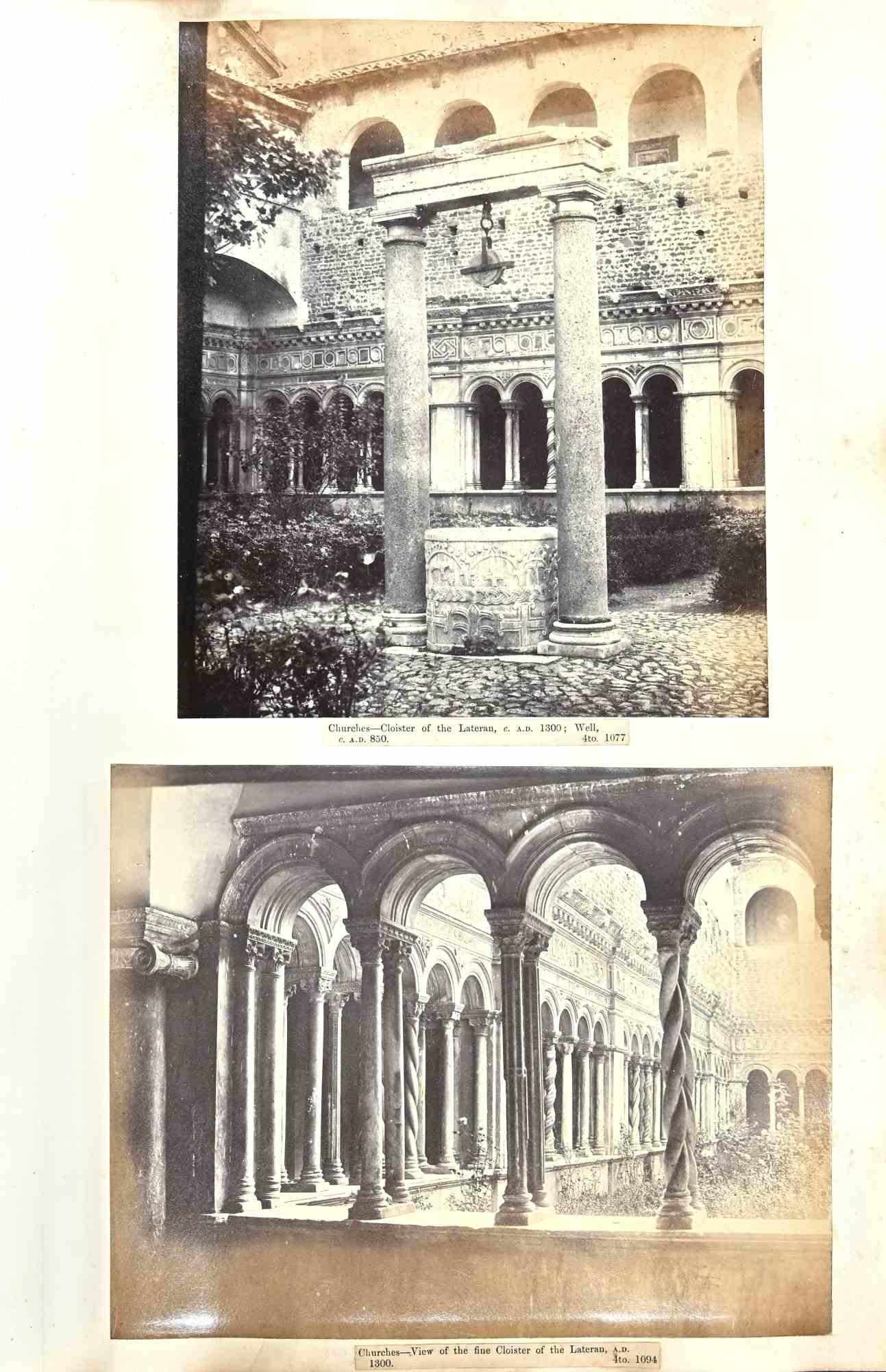 Churches - Silver Salt Photographs - Early 20th Century - Beige Figurative Photograph by Unknown