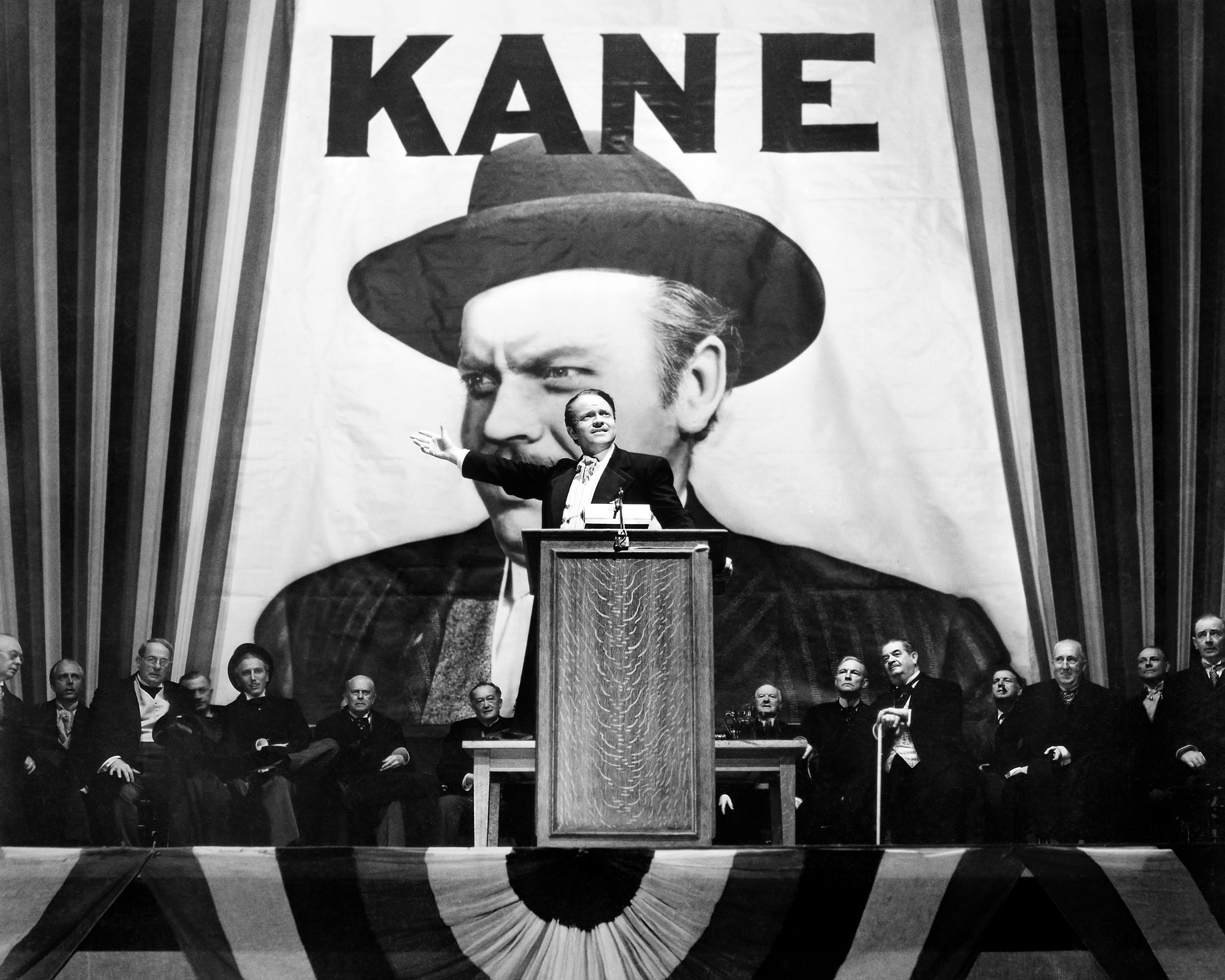 Citizen Kane - Impressions uniques et négatifs vintage grand format - Gris Black and White Photograph par Unknown