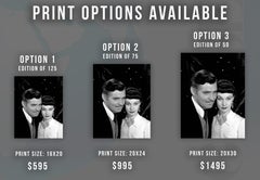 Clark Gable and Vivien Leigh Smiling Globe Photos Fine Art Print