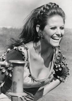 Claudia Cardinale Laughing Fine Art Print