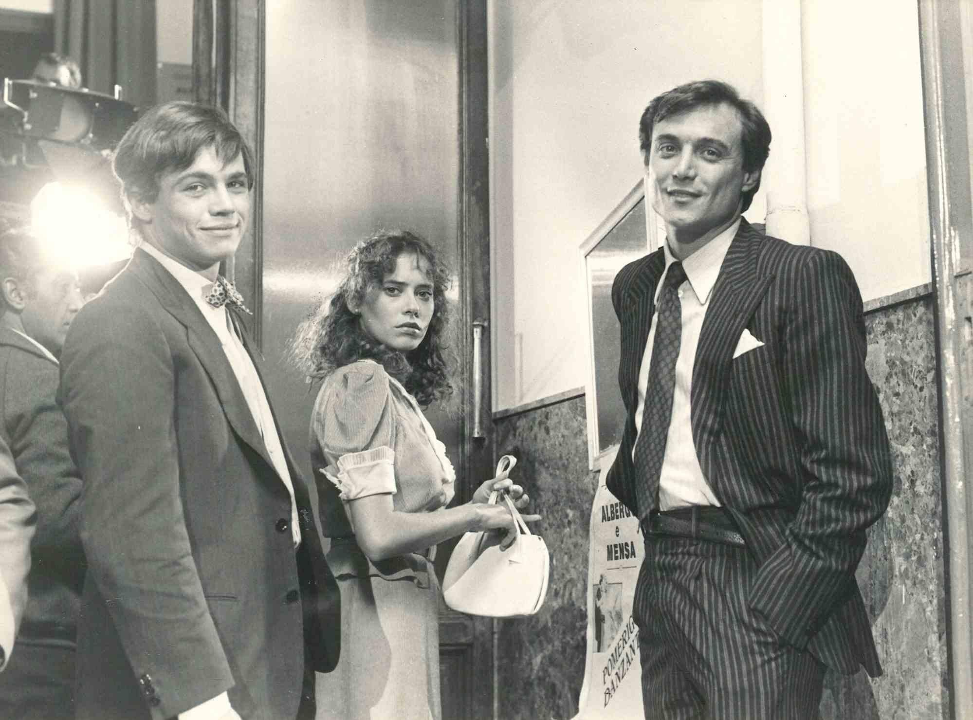 Claudio Amendola e Elena Sofia Ricci - Foto d'epoca - Anni '80