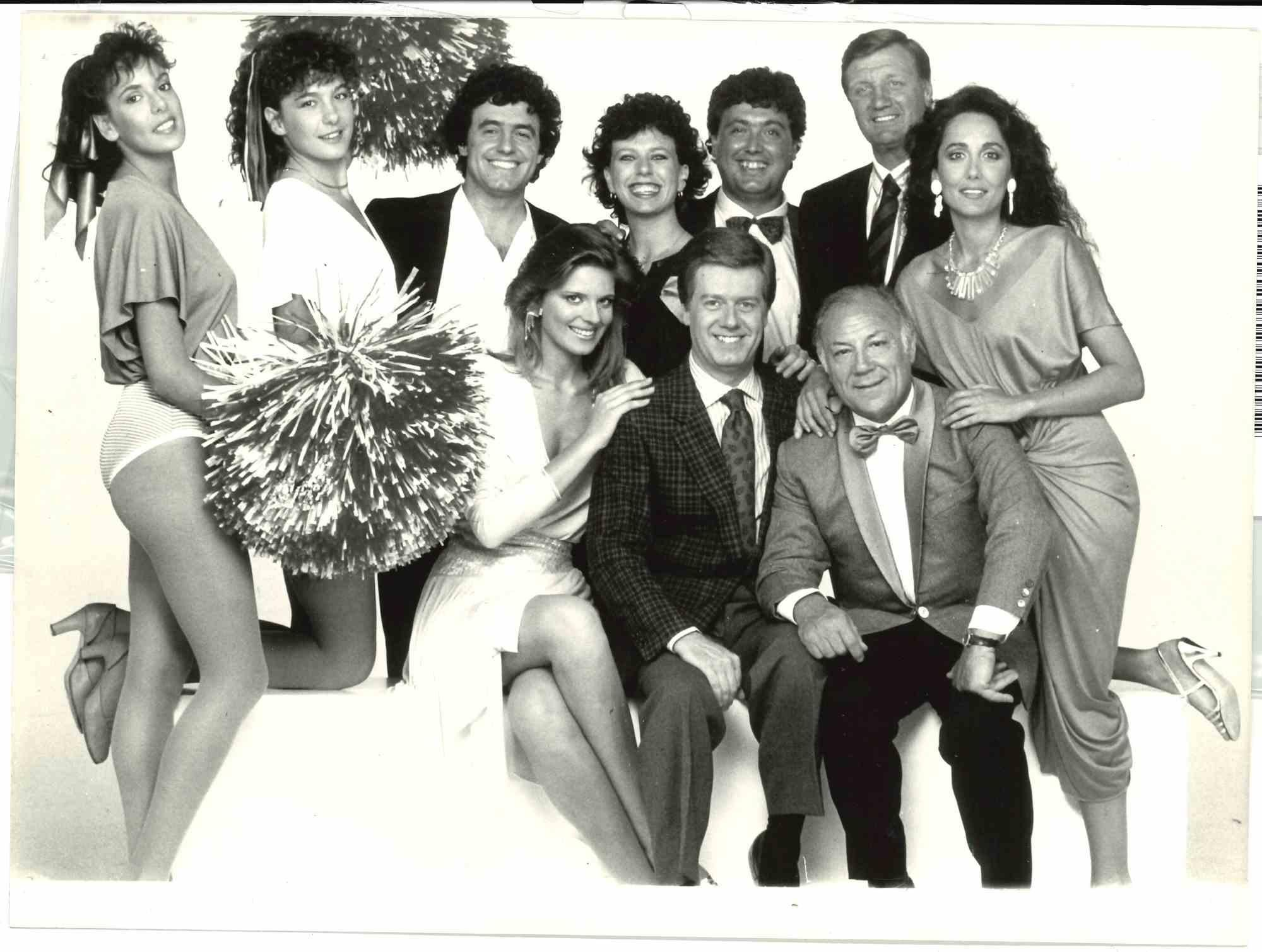 Claudio Lippi, Claudio Villa and others - Vintage Photo - 1980s