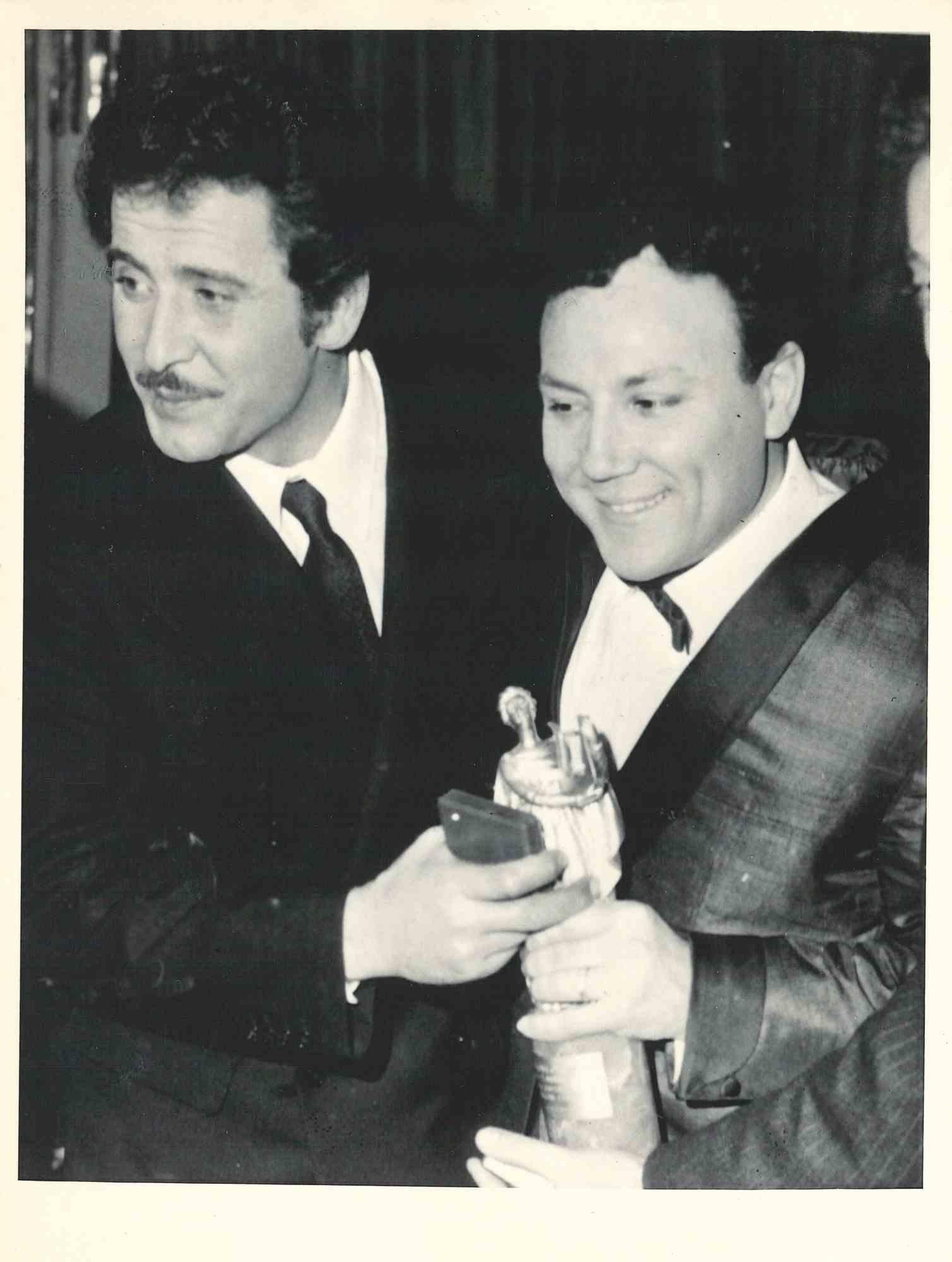 Claudio Villa e Domenico Modugno - Foto d'epoca - Anni '60