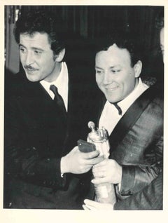 Claudio Villa et Domenico Modugno - Photo vintage - années 1960