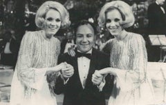 Claudio Villa et les jumelles Kessler - Photo vintage, années 1960