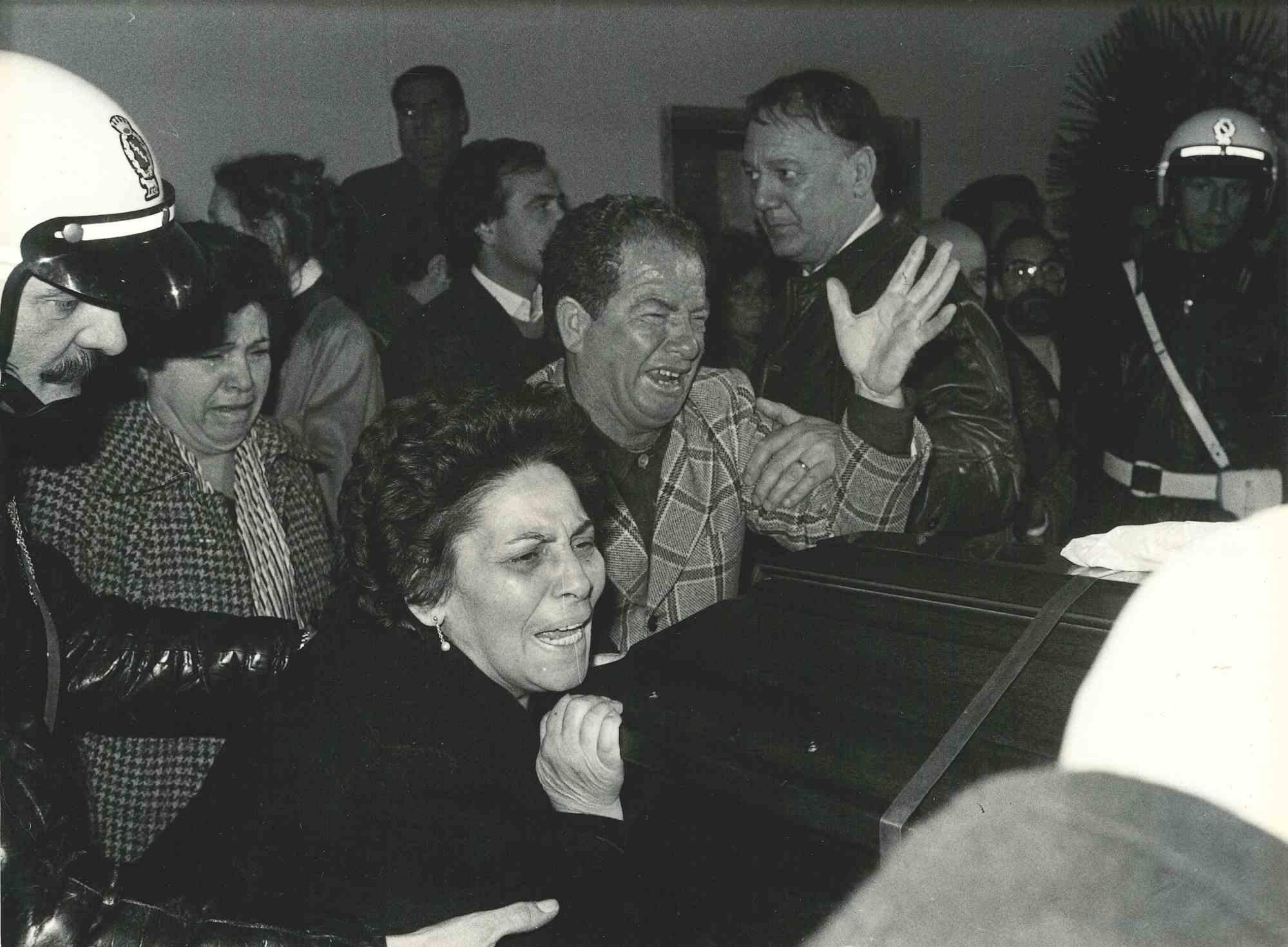 Les funéraires de Claudio Villa - Photo vintage - années 1980