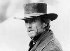 Clint Eastwood as Preacher in "Pale Rider" Globe Photos Fine Art Print