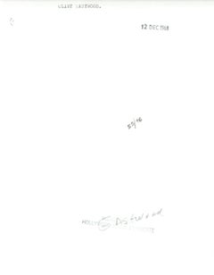 Clint Eastwood in Cowboy Hat Vintage Original Photograph