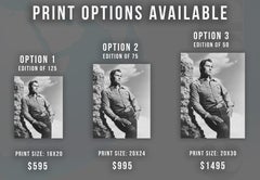 Clint Walker in Western Fine Art Print