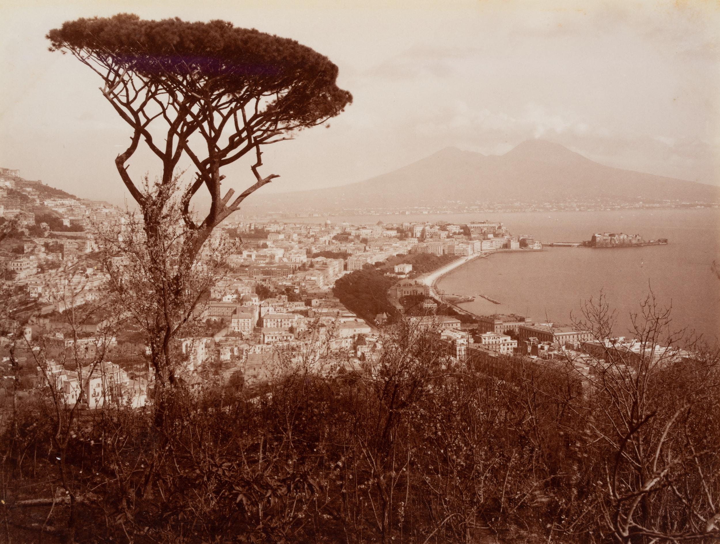 Fratelli Alinari Landscape Photograph - Coast on the Gulf of Naples