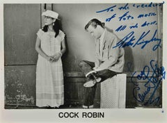 Cock Robin - Vintage Photograph - 1980s