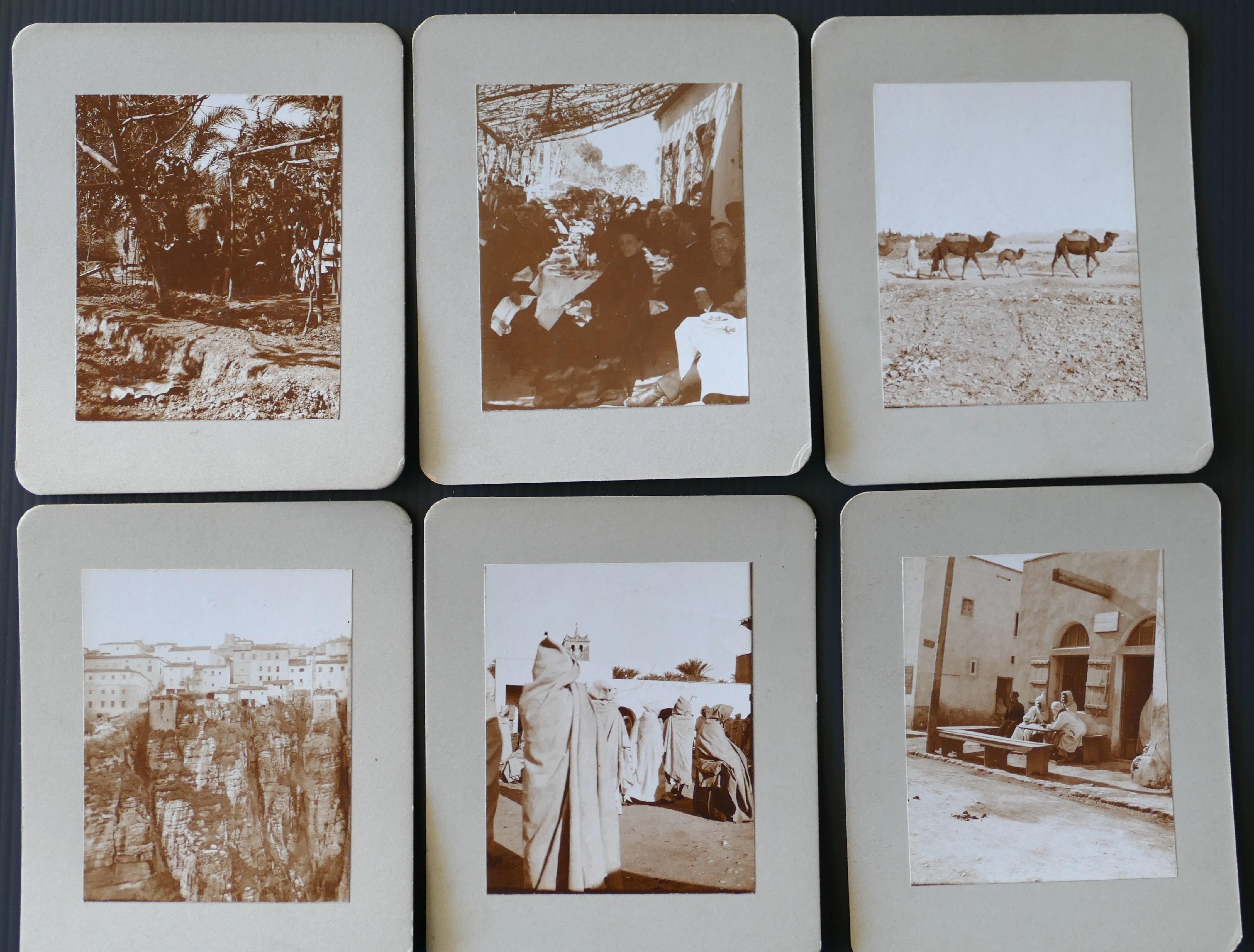Collection of Vintage Photos from Norther Africa - Early 20th Century For Sale 1