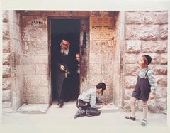 Colored Photograph Of Nerturei Karta Children Playing