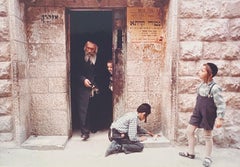 Colored Photograph Of Nerturei Karta Children Playing